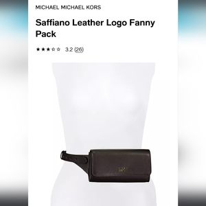 Michael kors saffiano leather fanny pack